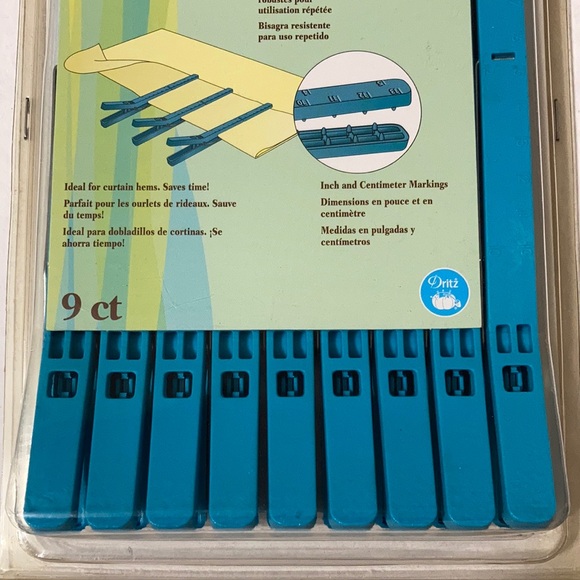NWT 9 ct, Measuring Clips for Hems by Dritz - Picture 5 of 10